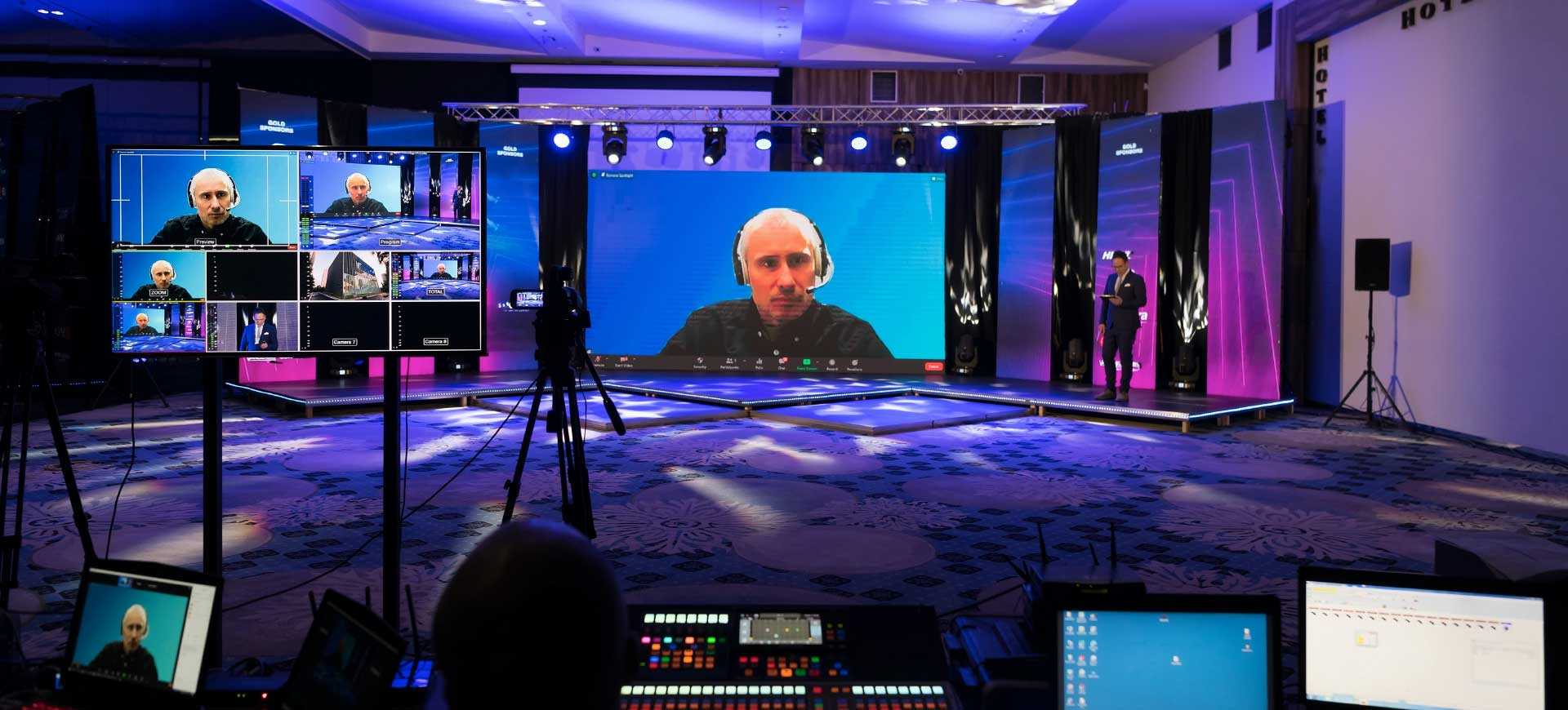 virtual event production